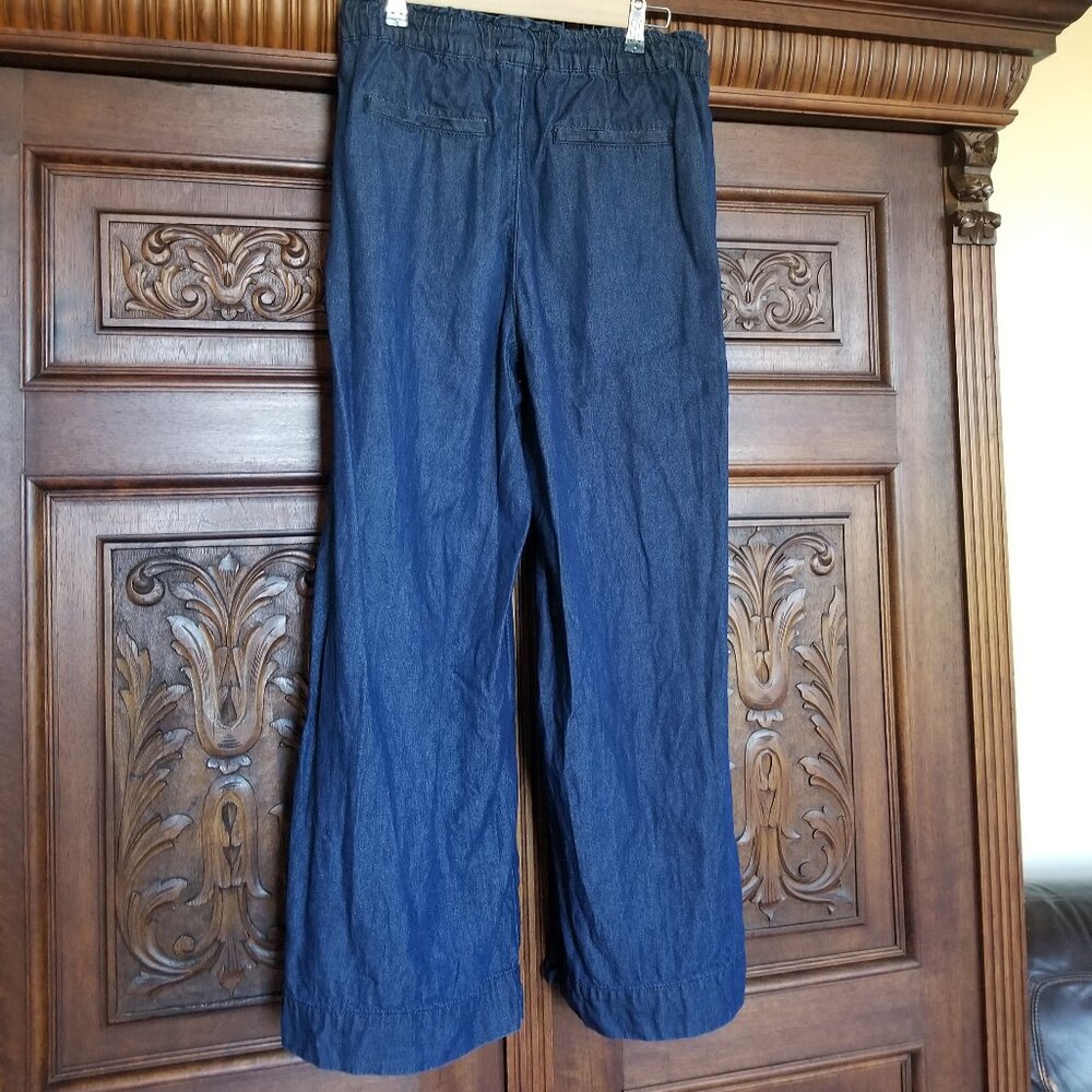 Chambray Palazzo Pants - Picture 4 of 8